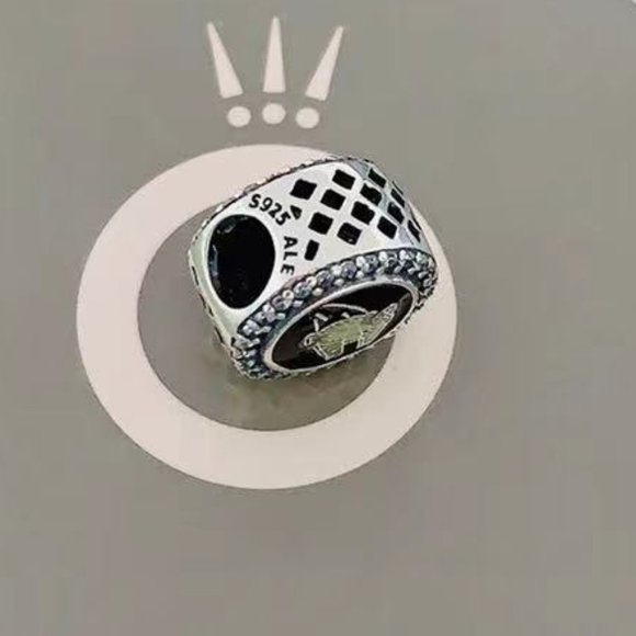 2023 Disney Parks Star Wars Millennium Falcon Death Star Pandora Charm Bead - Picture 3 of 3